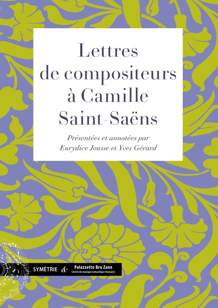 Couverture Lettres de compositeurs à Saint-Saëns