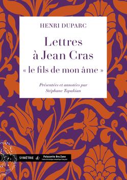 Couverture Lettres à Jean Cras