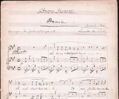 Premiere-page-du-manuscrit-de-la-melodie-Annie-Leconte-de-Lisle-Dupont