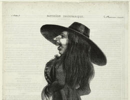 Theophile-Gautier-portrait-charge-de-Benjamin