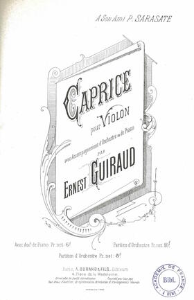 Caprice pour violon (Ernest Guiraud)