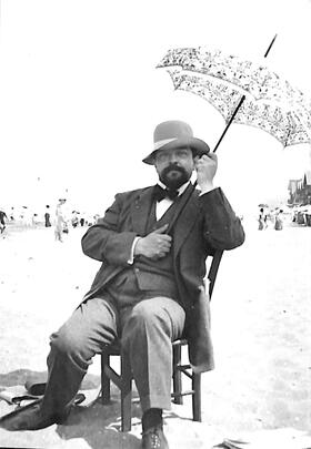 Claude Debussy en 1911 à Houlgate