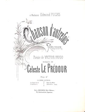 Chanson d'autrefois (Hugo / Le Prédour)