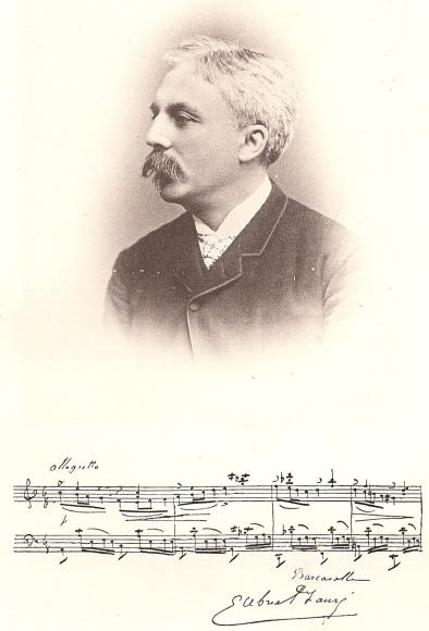 Gabriel Fauré (portrait et autographe)