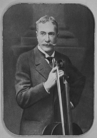 Jules Griset et son violoncelle