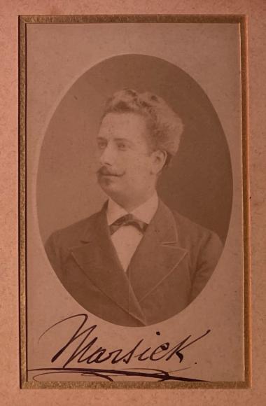 Martin-Pierre Marsick (portrait signé)