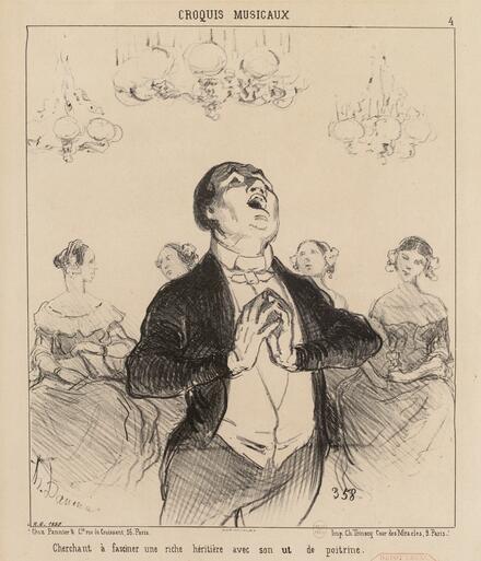 Croquis musicaux : 04 (Daumier)
