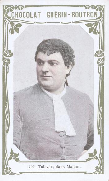 Jean-Alexandre Talazac dans Manon (carte Guérin-Boutron)