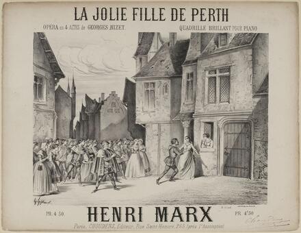 La Jolie Fille de Perth, quadrille d'après Bizet (Marx)